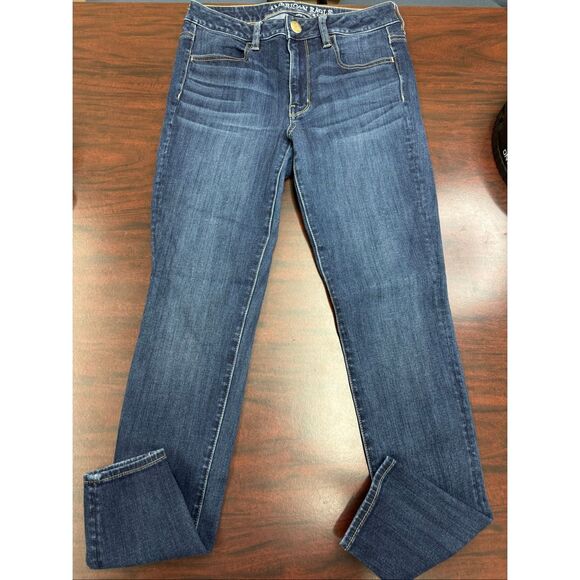 American Eagle 360 Super Stretch Hi-Rise Jegging Jeans Size 6 - Picture 1 of 8